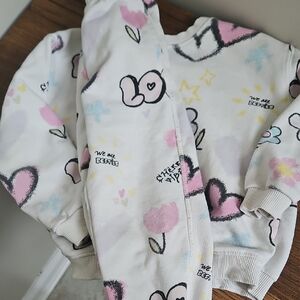 Colorful Graphic Sweatshirt Zara